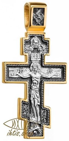 Распятие Христово. Архангел Михаил. Православный крест