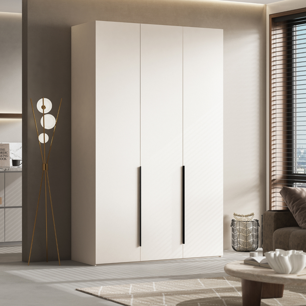 Шкаф BOSS STANDART 150 - 3Д Шиншилла серая