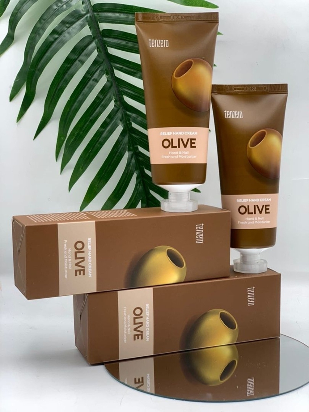 Крем для рук с экстрактом оливы TENZERO Relief Hand Cream Olive (100мл)