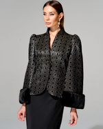 Жакет "София" с меховой отделкой