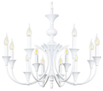 Подвесная люстра Arte Lamp Collinetta A4094LM-12WH