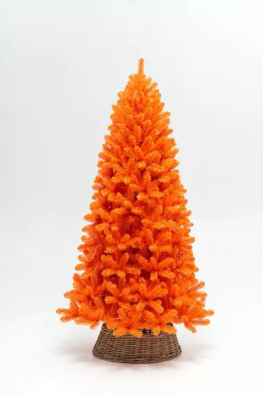Искусственная оранжевая елка Карнавал - Сочный апельсин 240 см., ПВХ ЕлкиТорг (172240)