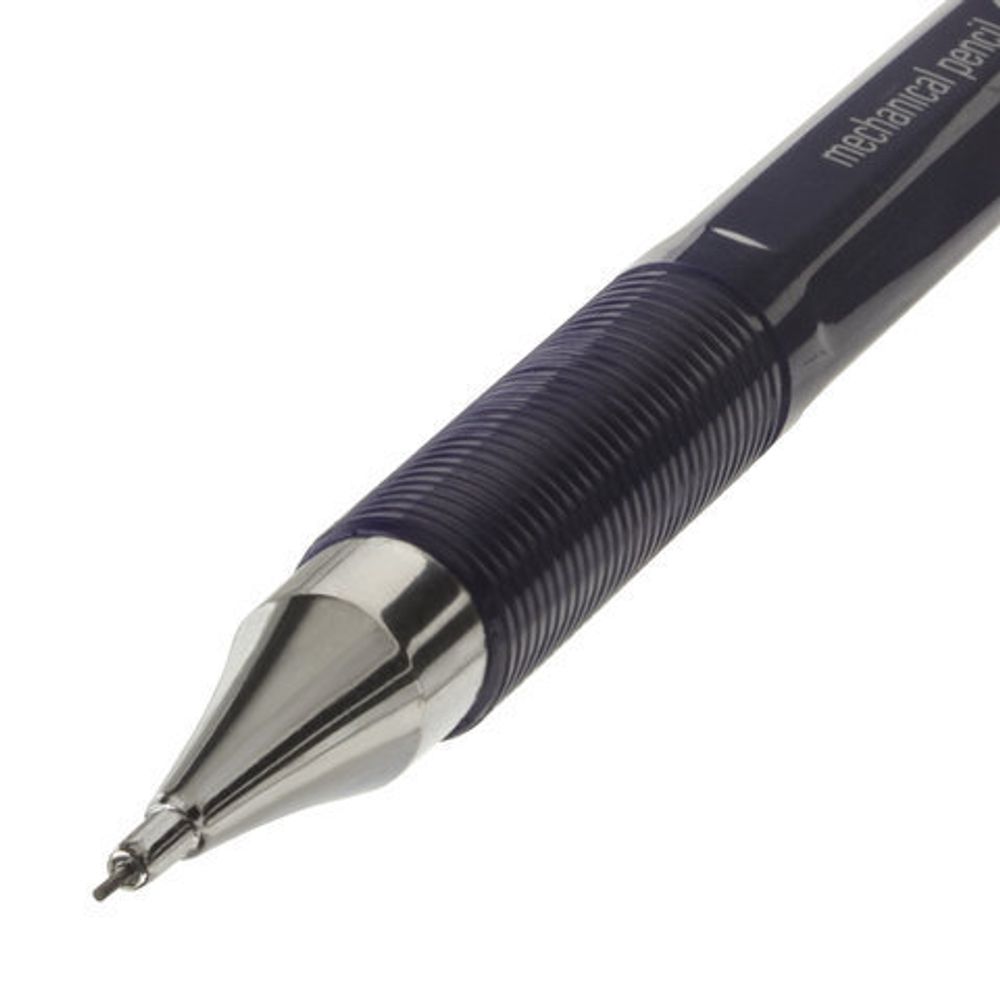 Карандаш механический 0,5 мм, STAFF "College" MP-424, ластик, хромированный наконечник, корпус синий, 181424