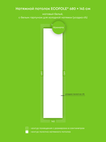 Натяжные потолки 22.3 м2, 7.6 м2, 9.9 м2