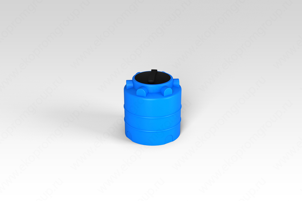 Емкость пластиковая пищевая ЭкоПром ЭВЛ-Т 100 л. вертикальная (58x58x65см;синий) - арт.555612.2