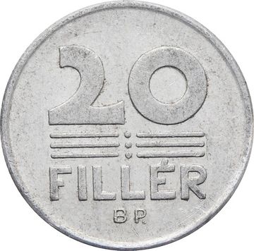 20 филлеров 1967-1989 Венгрия