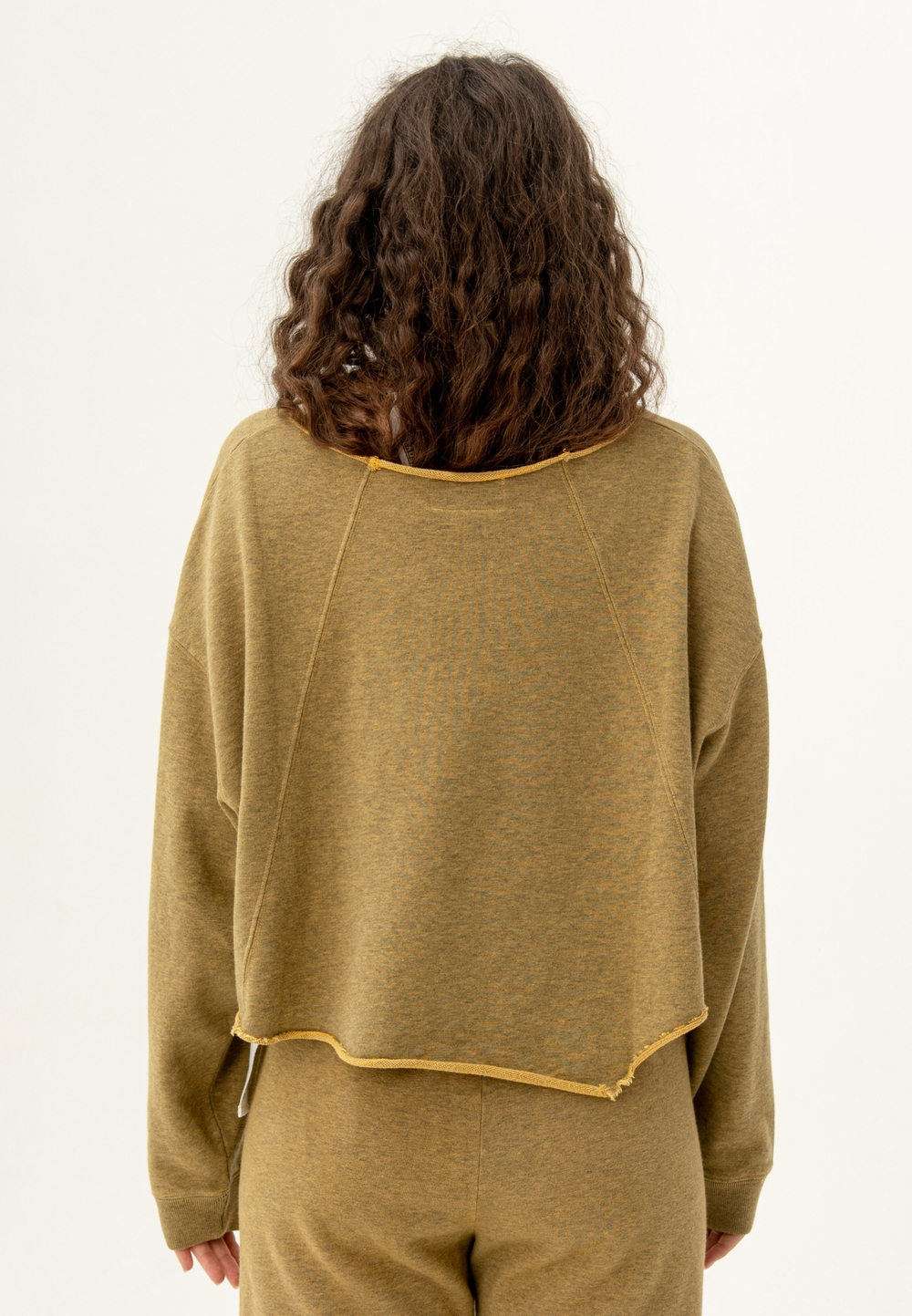 Свитшот оверсайз Bowery NYC Crop Honey