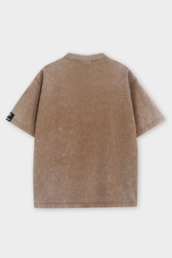 Футболка SHMOT "BLANK" GARMENT DYE Бежевый