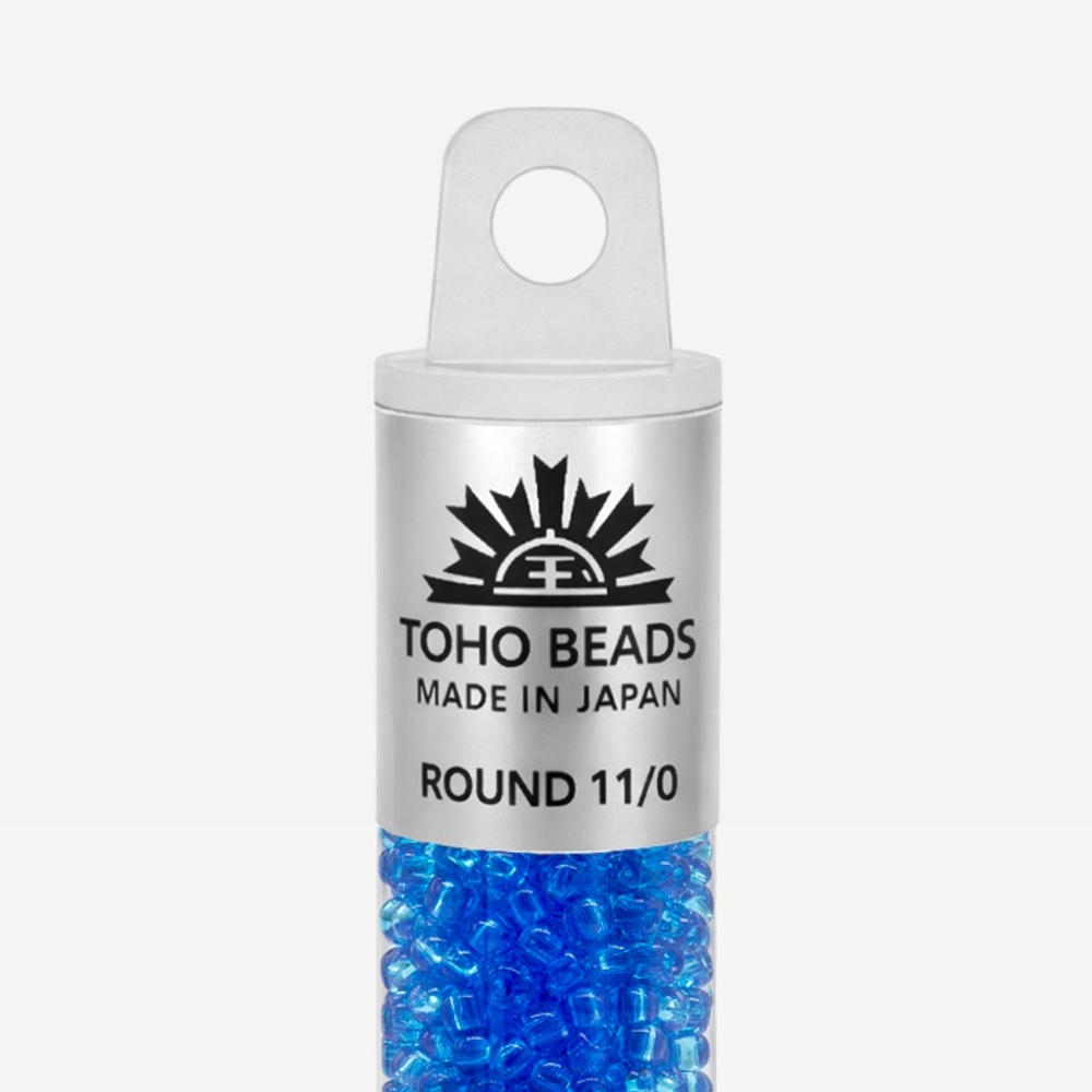 Японский бисер TOHO Round 11/0 (№16), прозрачный