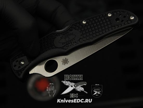 Складной нож Spyderco Endura C10PBK c клинком из стали VG-10, рукоять FRN