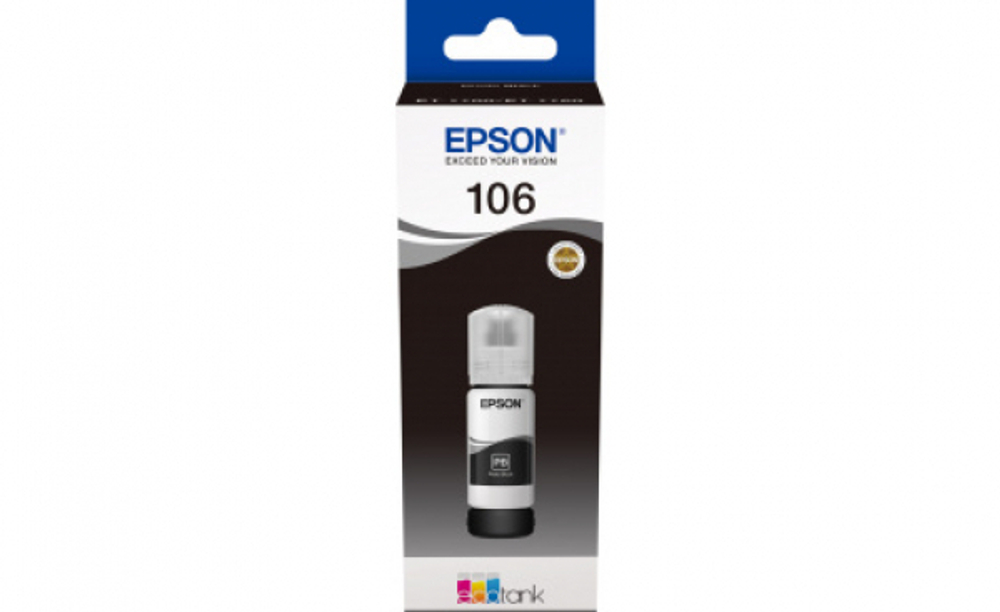 Чернила Epson C13T00R140 106 Eco Tank Photo BK