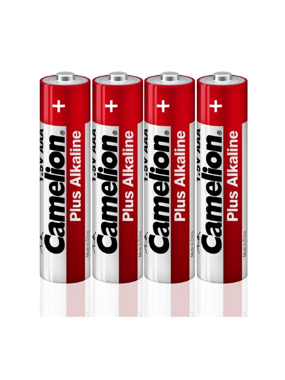 Элемент питания алкалиновый AAA/LR03 1.5В Plus Alkaline LR03-SP4 (уп.4шт) Camelion 12553