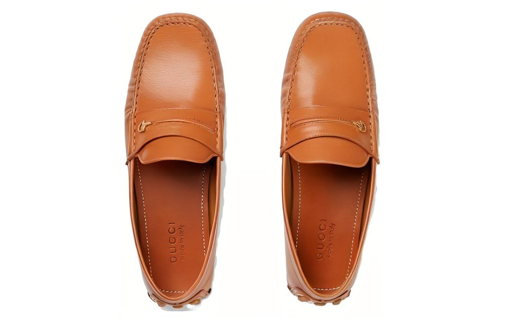 Gucci Driver Loafer "Horsebit - Brown"