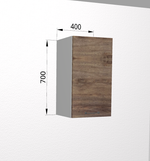 Лофт Дуб бурый П 400