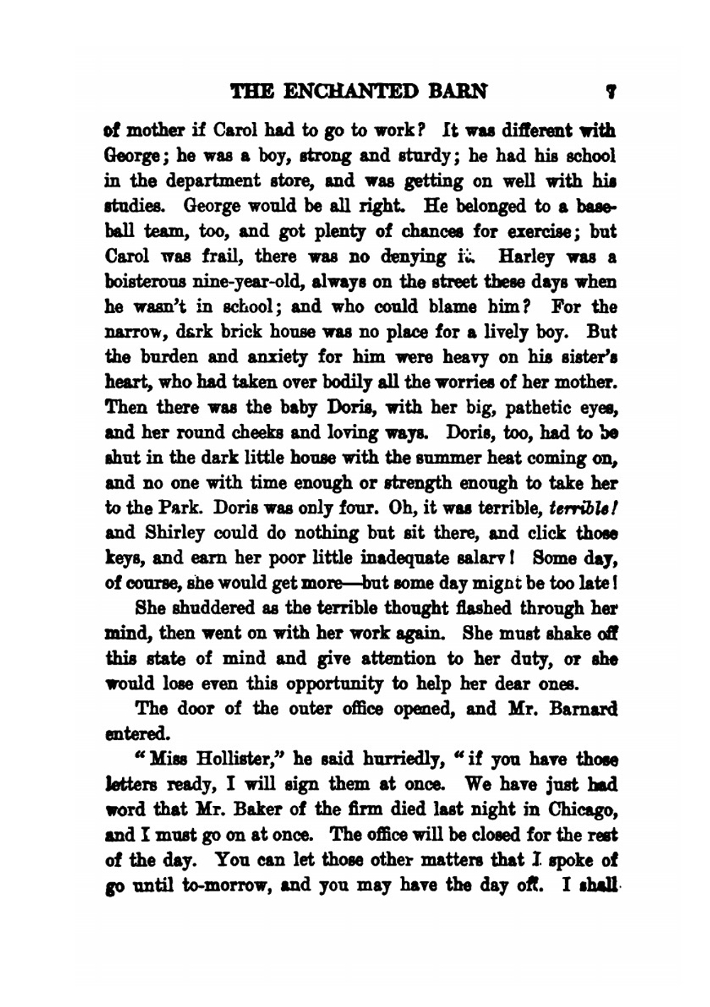 The enchanted barn | H.G. Livingston