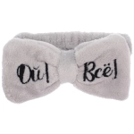 Повязка на голову «New collection Vostok - ОЙ ВСЕ!», цвет розовый, серый, голубой и сиреневый, 20*6см ( упаковка белый ZIP пакет )