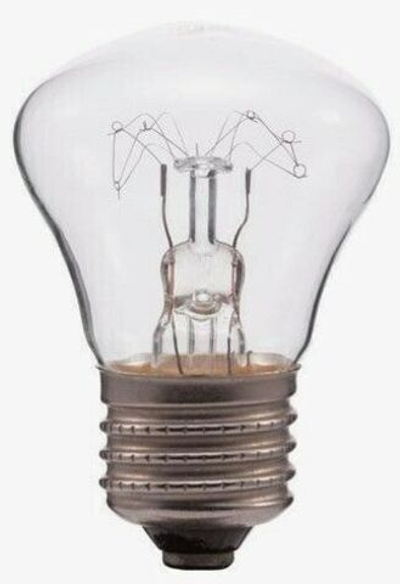 10шт Лампа накаливания Лисма С 220-40-1 40Вт, 220В, Е 27 (331460100)