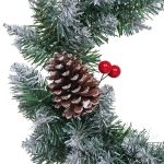 Венок хвойный новогодний «Рождество» 50 см, ПВХ (SQ747-50)