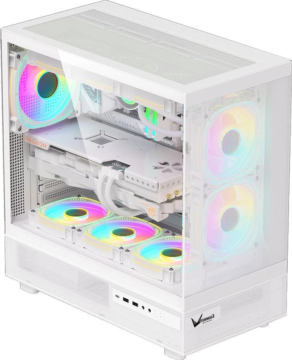 Корпус ATX Formula V CRYSTAL Z8 COS  W