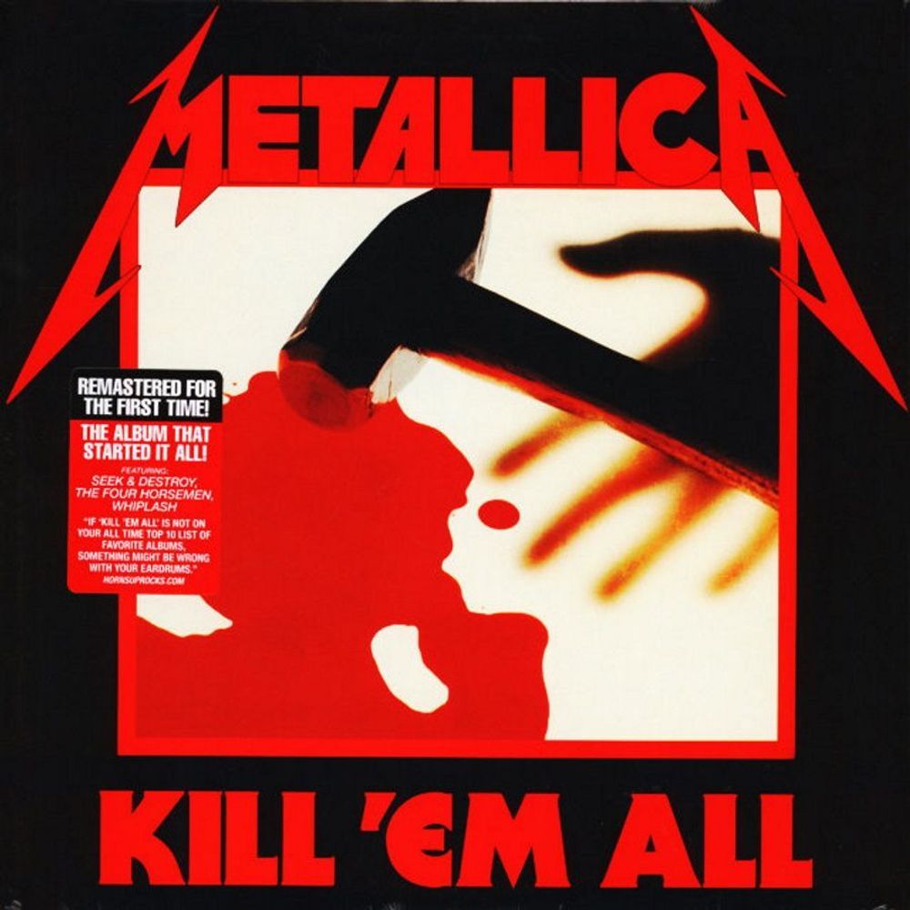 Metallica. Kill 'Em All (LP, 858978005035) Новая запечатанная виниловая пластинка Металлика