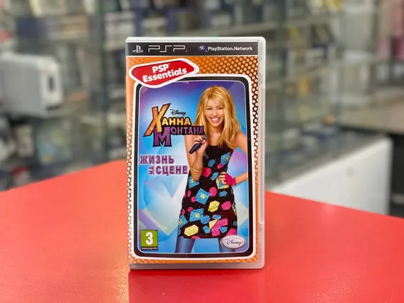 PSP Ханна Монтана: Жизнь на сцене (Полностью на русском языке) (Б/У)