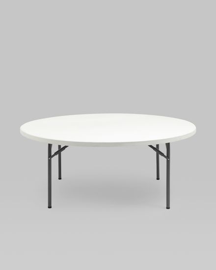 Стол круглый складной пластиковый Кейт 180