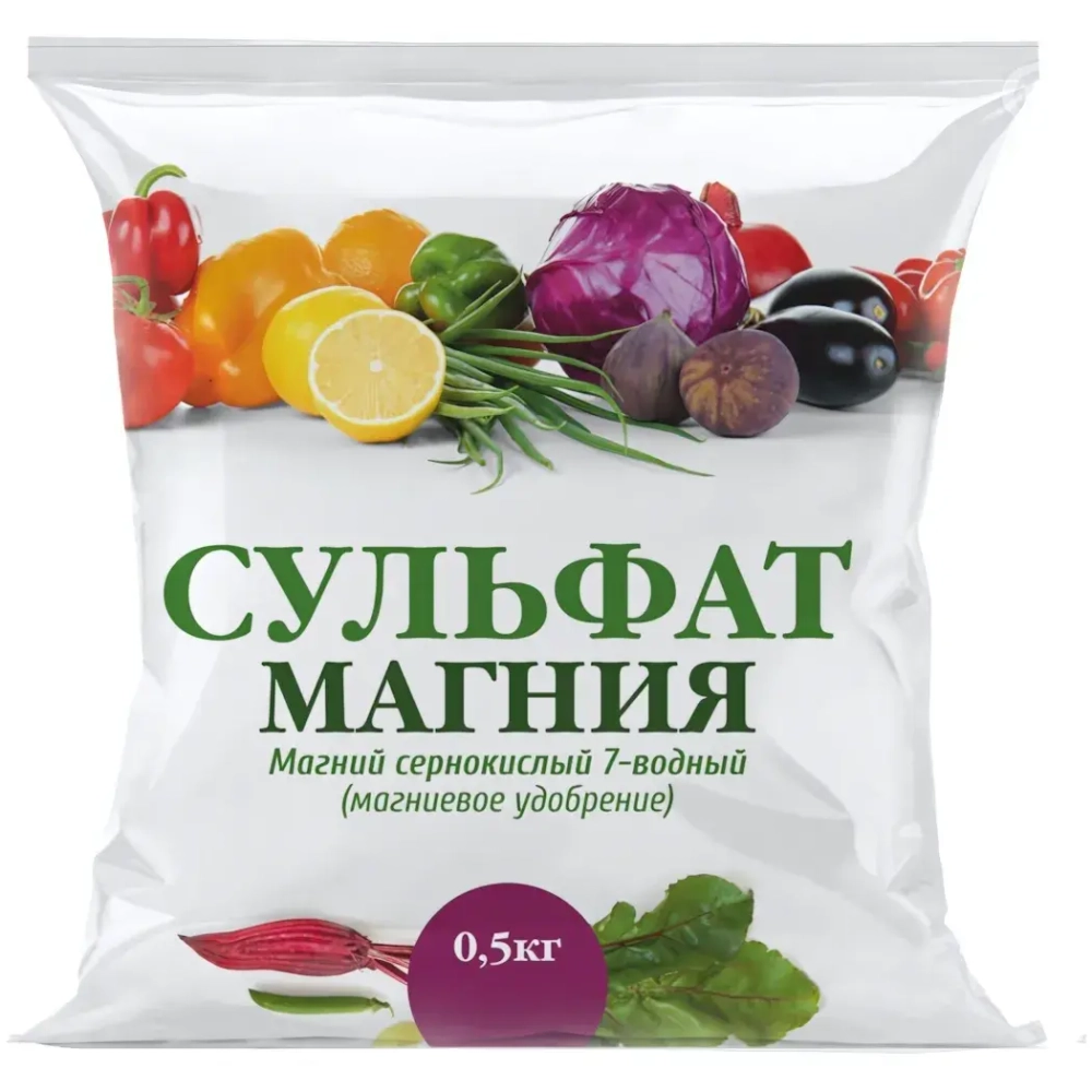 Сульфат магния 0,5кг - 40шт/уп