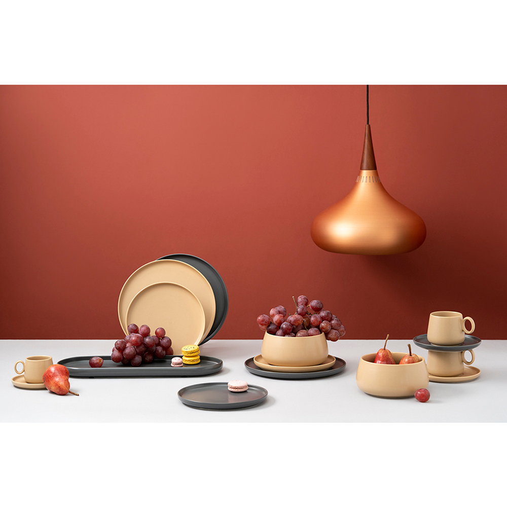 Набор чашек с блюдцами 2шт 120мл Tkano Essential бежевый