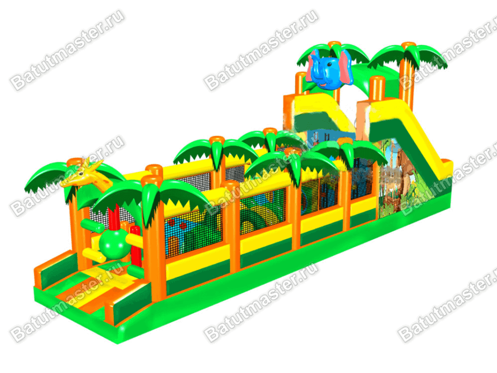 Надувная полоса препятствий "Пальмовый оазис"