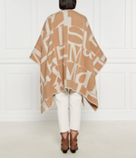 Хлопковое пончо Max Mara Leisure - коричневый(267360386)