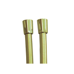 Шланг душевой 1,75м в ПВХ оплётке с шарниром 2475COC золотой