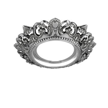 Встраиваемый точечный светильник 1*Gu5.3 CA051 серебро/чёрный Antique Gauss