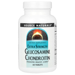 Source Naturals, Глюкозамин и хондроитин, с повышенной силой действия, 60 таблеток