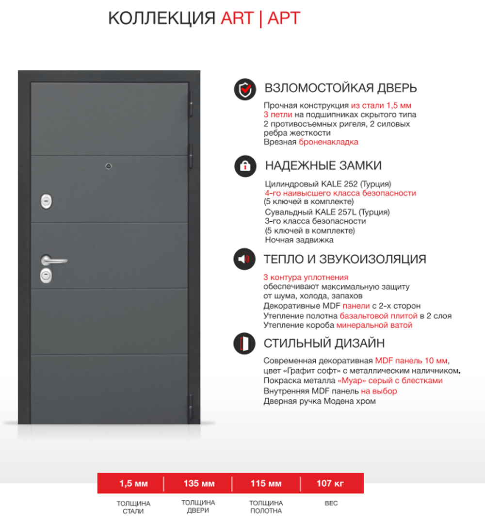 Дверь входная Лабиринт ART Графит 15 - Алмон 25 металлическая