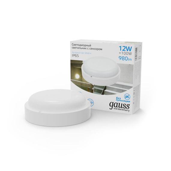 Потолочный светодиодный светильник Gauss Сауна 126411312