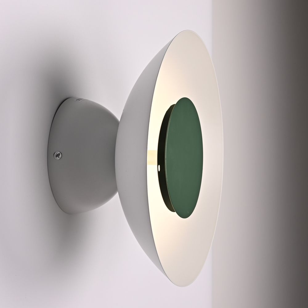 Бра TWIRL SUNSET D25 White/Green