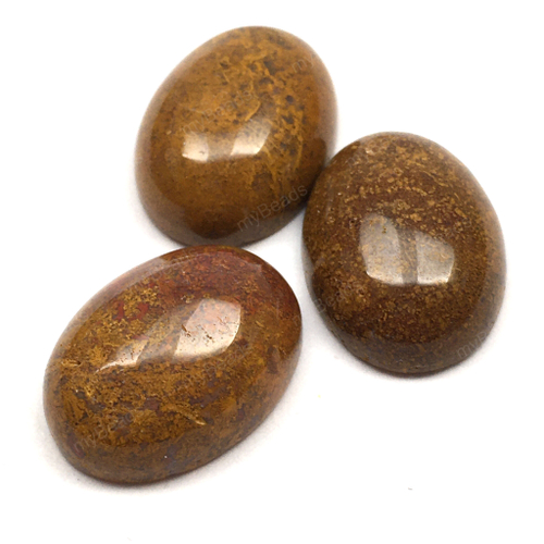 Яшма коричневая, кабошон 16х12 мм