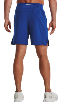 Теннисные шорты Under Armour Launch Elite 7" Short - blue mirage/reflective