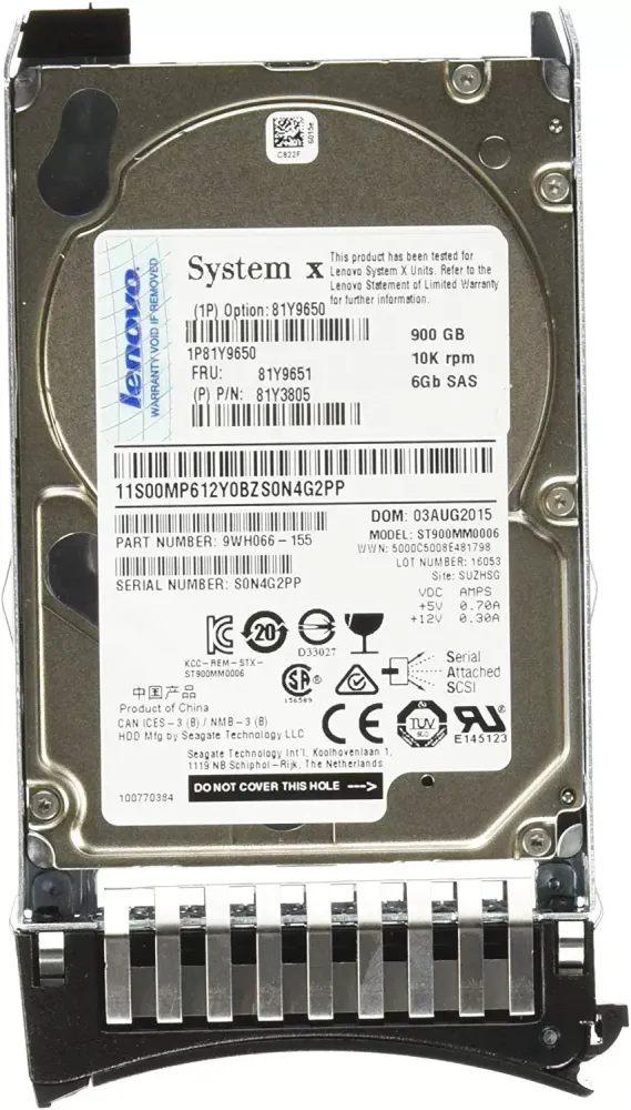 Жесткий диск IBM 2,5&quot; 900Gb SAS Eserver xSeries 6G 81Y9930
