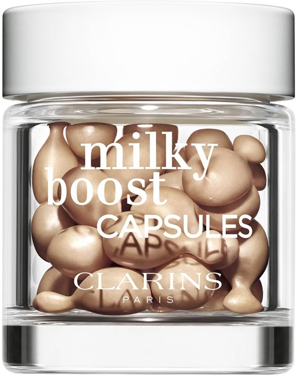 Clarins Milky Boost Capsules - осветляющая тональная капсула, 30× 0,2 ml