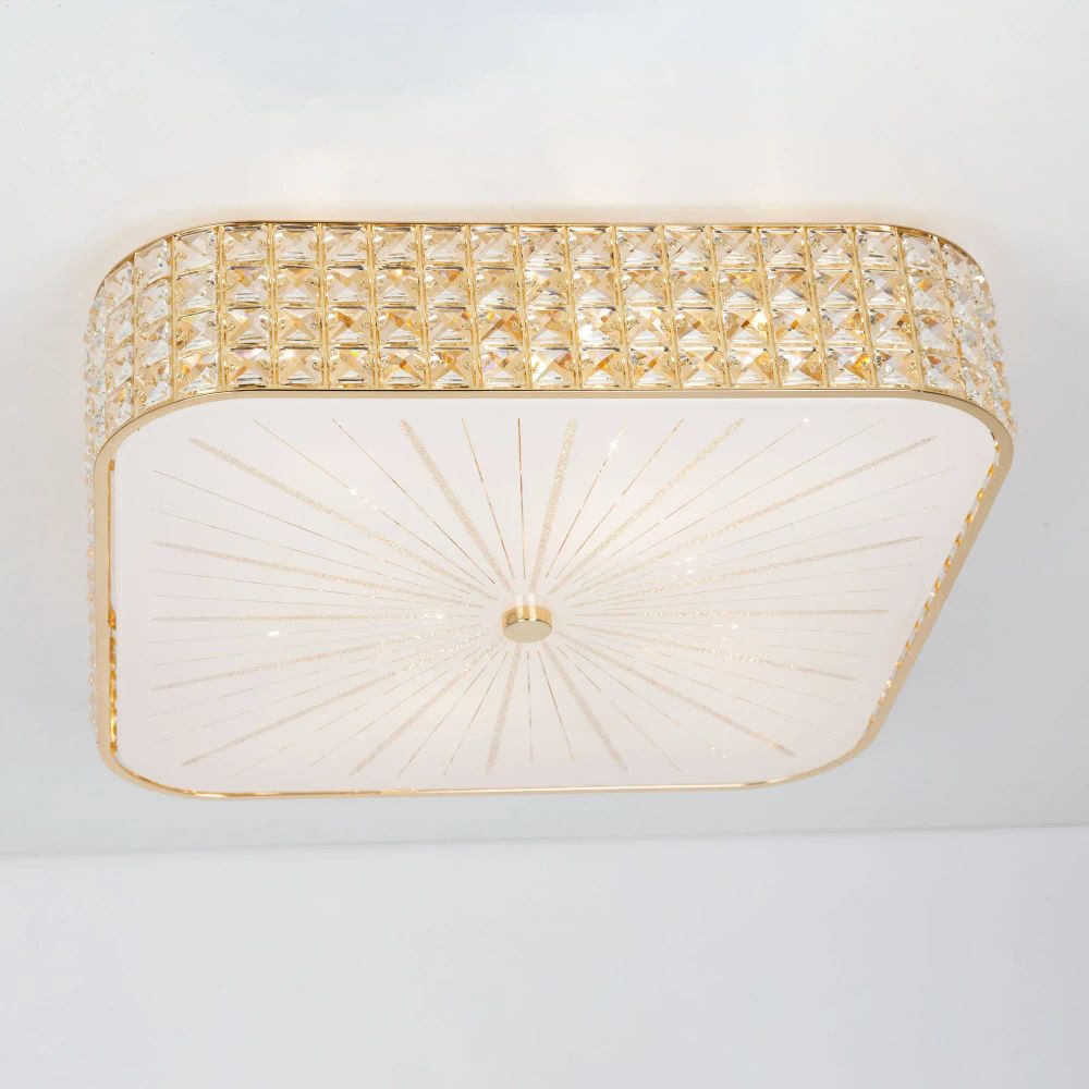 Citilux Портал CL324282 Люстра хрустальная Золото