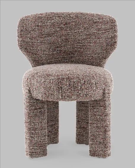 Стул 1682, бордовый меланж