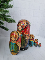 Матрешка Санкт-Петебург 15см 5 мест