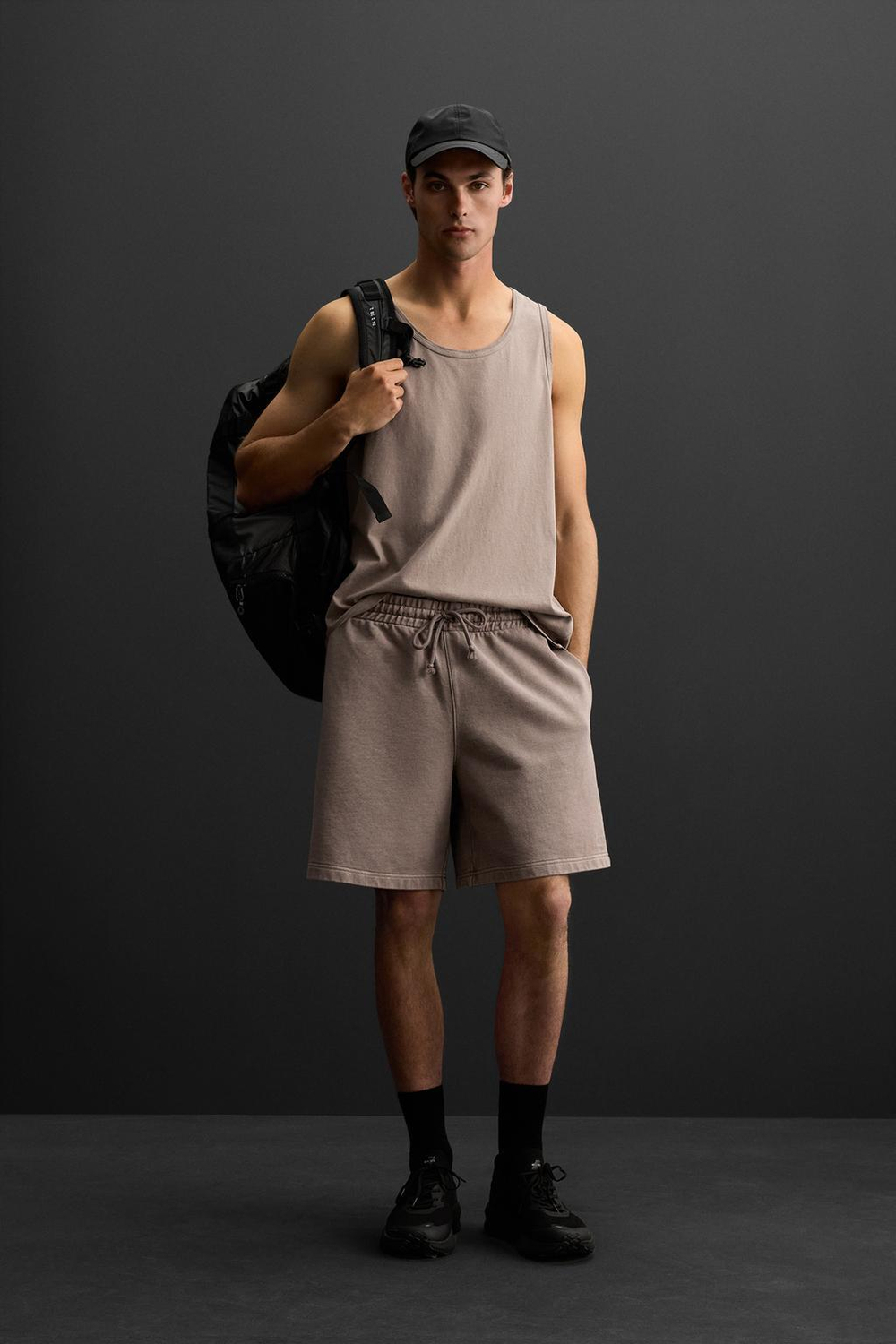 ZARA МАЙКА ИЗ ХЛОПКА, ЦВЕТ БУРГУНДСКОГО ВИНА