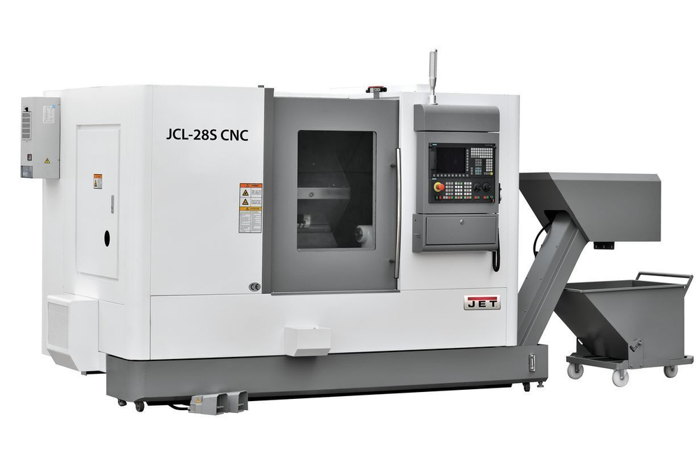 Токарный станок с ЧПУ JET JCL-28F CNC (Fanuc, гидр. патрон)