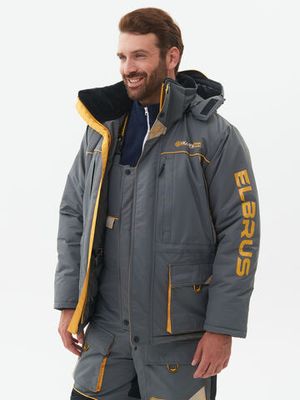 Костюм зимний Elbrus ткань Hit Membrane цвет Серый/Банан
