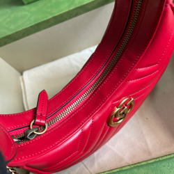 Gucci Marmont Half Moon Shaped Bag
