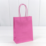 Пакет подарочный 16х22х8см (Лиловый, Крафт)