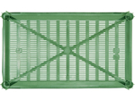 Ящик перфорированный 500×300×120, арт.: 121, объём 18, зелёный, код: 13880