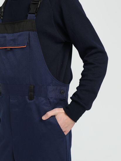 Костюм "Практик-2"полукомбинезон (т.синий/черный)